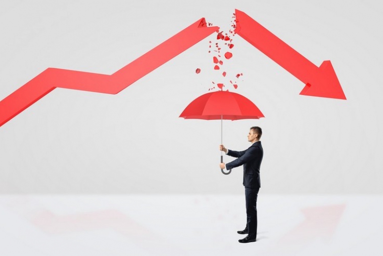 Fall in annual profits