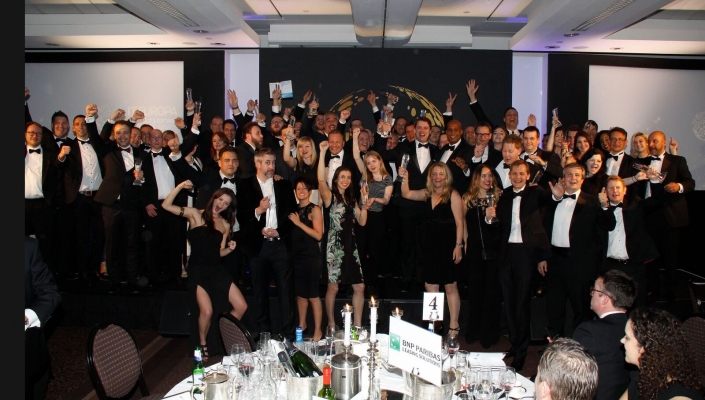 Winners gather to celebrate - well done everyone